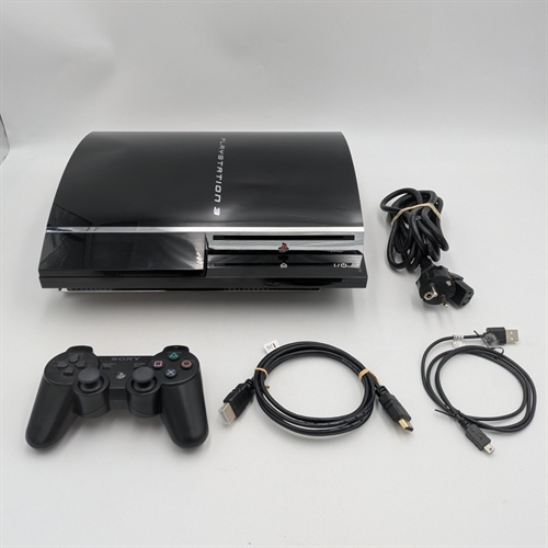 Playstation 3 Konsol - FAT - 60 GB - Bagudkompatibel - SNR 08-27430423-0267318-CECHC04 (B Grade) (Genbrug)